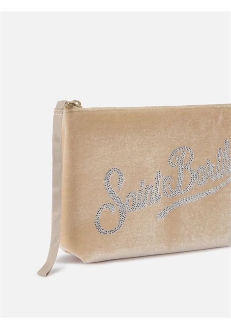 Pochette in velluto SAINT BARTH | ALI0014 ALINE VELVET00267L 11 STRASS